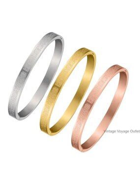 Ayatul Kursi Islamic Stainless Steel Cuff Bracelet Unisex Faith Gift